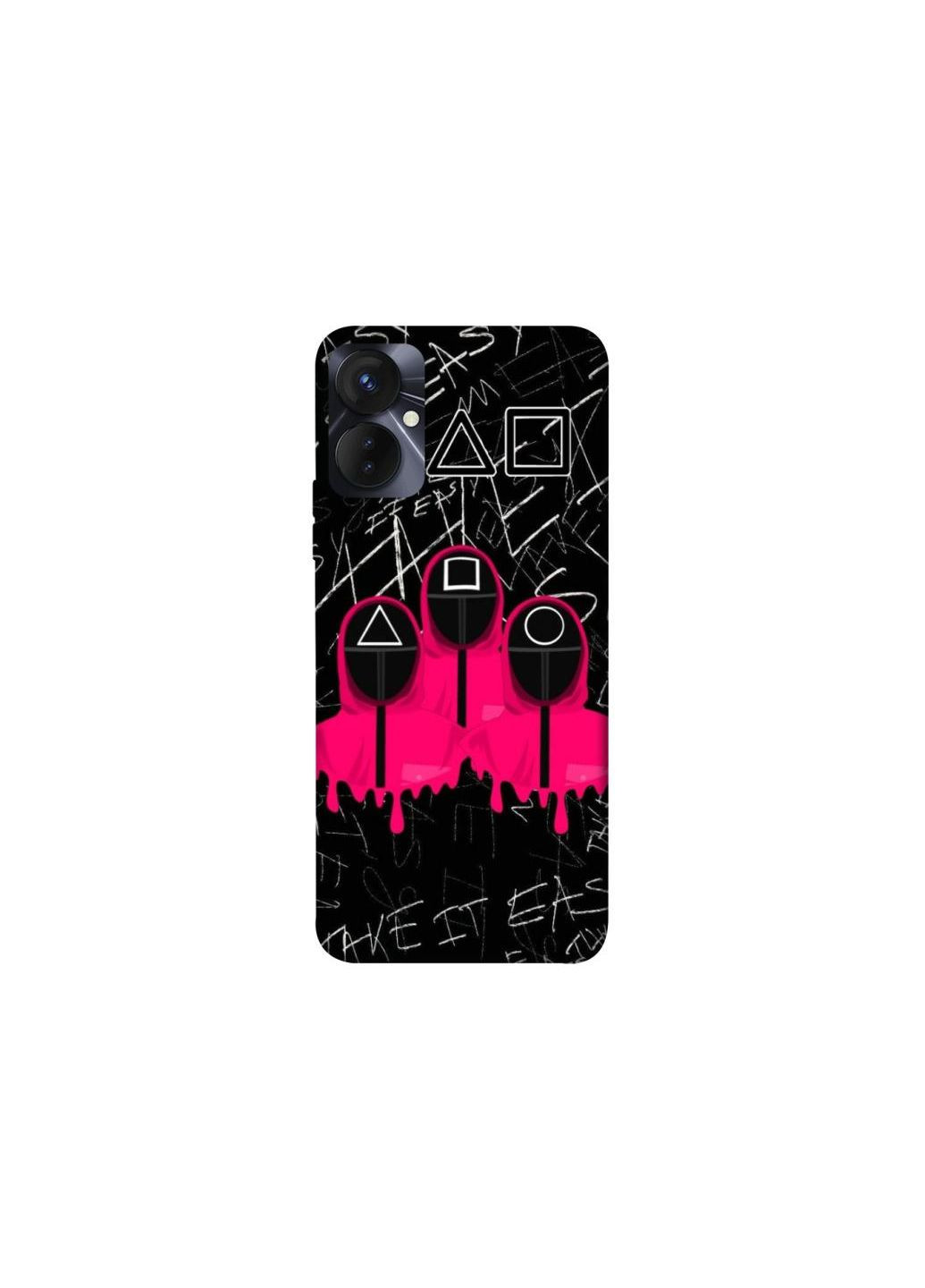 Чехол на TECNO Spark 9 Pro (KH7n) squid game v4 Frontalka (353693931)