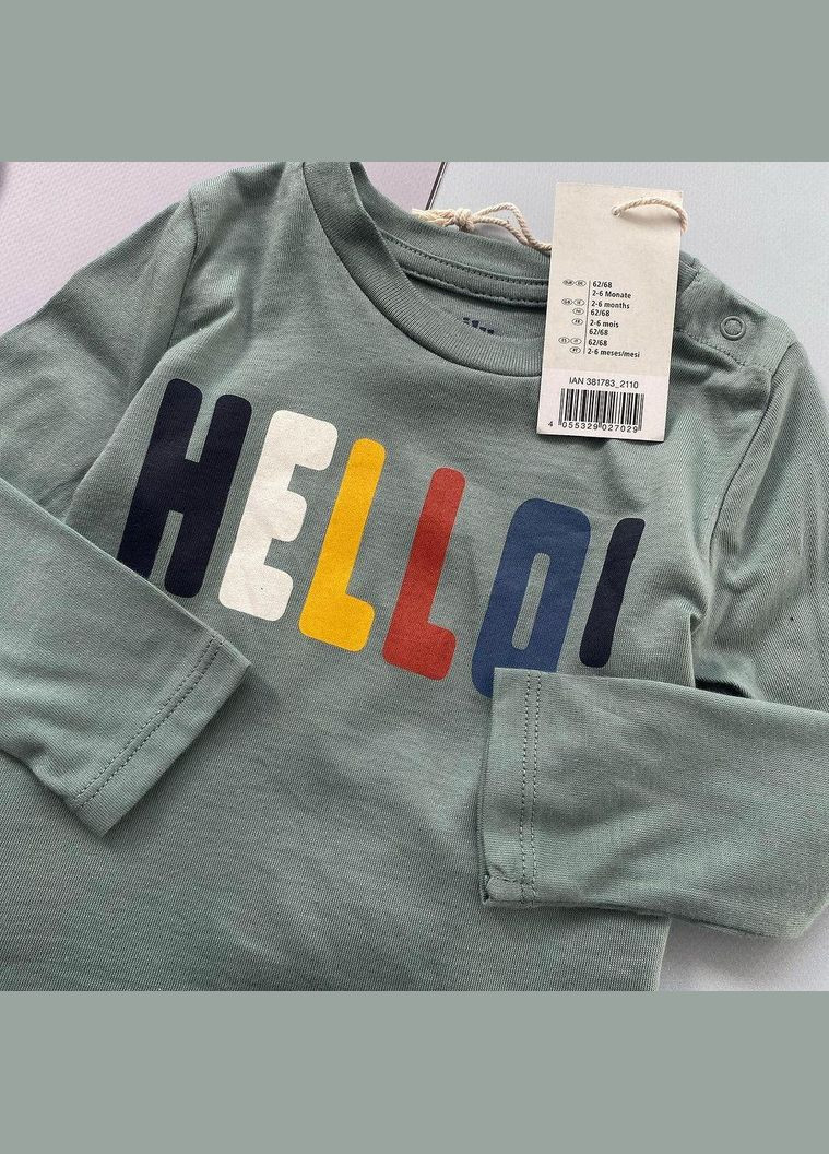 Зеленый демисезонный костюм тройка из органического хлопка 86-92 см (12-24 мес) зеленый, темно-синий Lupilu