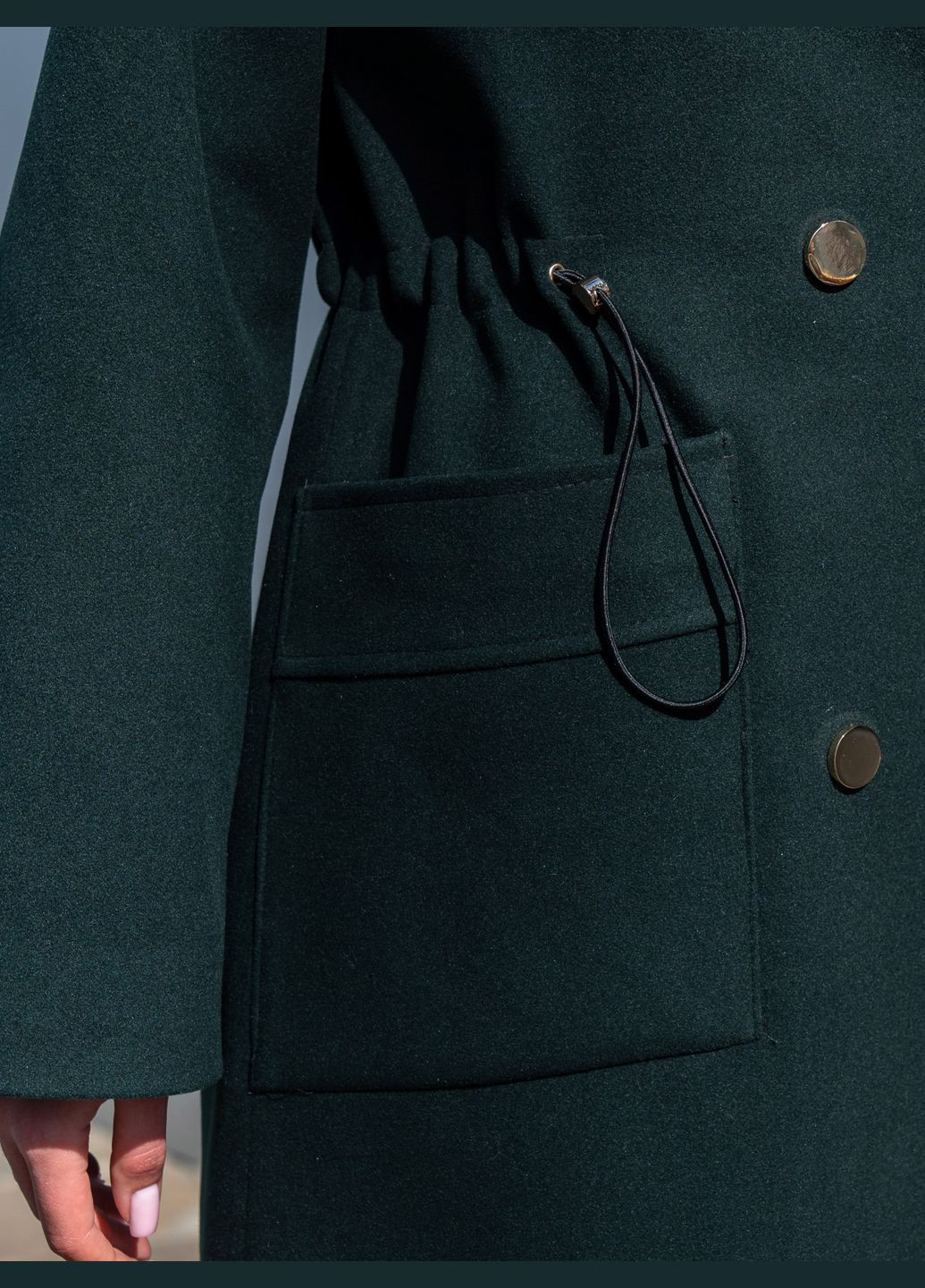 Зеленое демисезонное Пальто MN