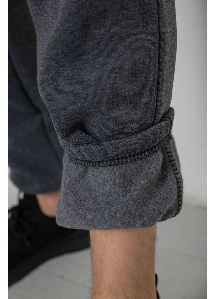 Спортивні штани чоловічі на флісі, колір чорний, 238R58629 Ager (358516512)