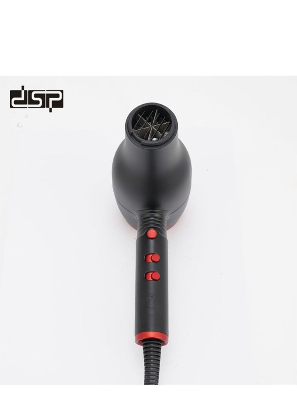 Фен ля сушіння та укладання волосся 1400W з насадками та концентратором з холодним повітрям DSP (299013527)