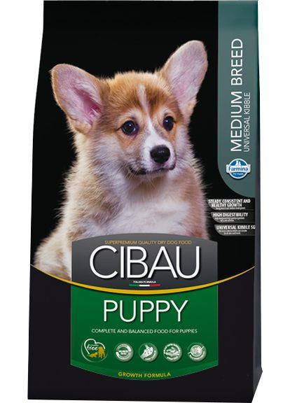 Сухий корм для собак CIBAU PUPPY MEDIUM із куркою 12 кг (8010276031020) Farmina (279573357)