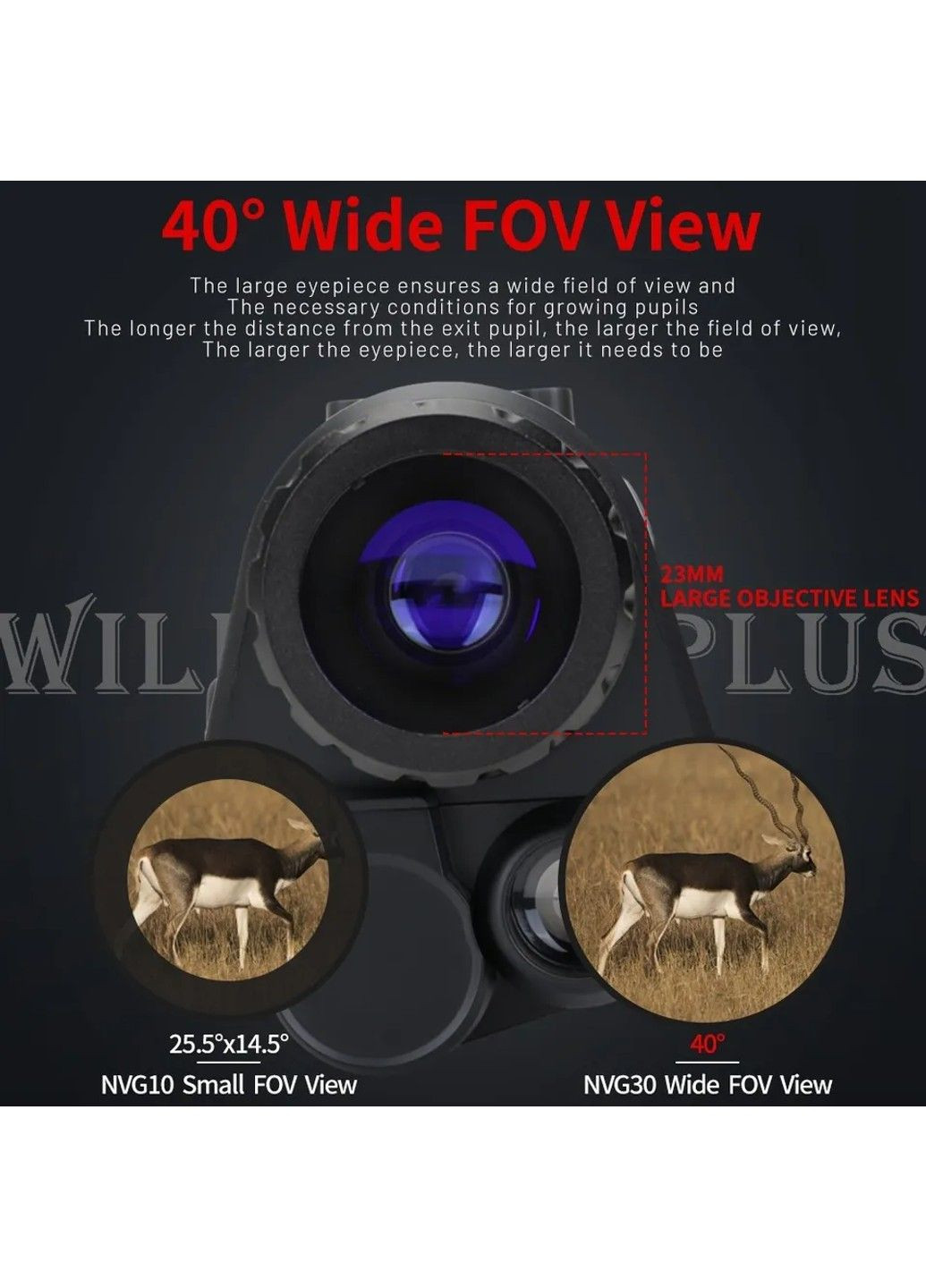 Комплект - монокуляр ночного видения NVG30 Wi-Fi 940nm + шлем (ABS-пластик) + крепления (Черный) No Brand (332636715)