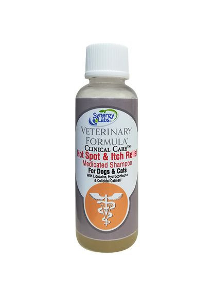 Шампунь із лідокаїном Hot Spot&Itch Relief Medicated Shampoo протибольовий Veterinary Formula (288576334)