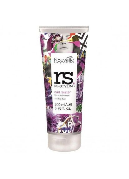 Curl Relaxer защитный восстанавливающий крем для волос с выпрямляющим эффектом 200 мл Nouvelle (296785335)