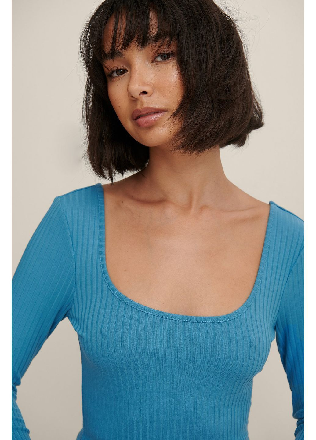 Топ демисезон,голубой, NA-KD (364531011)