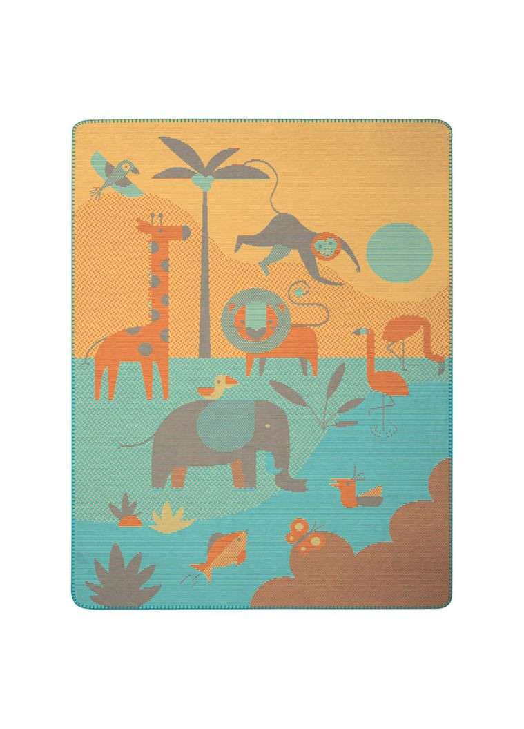 Детский плед Lovely & Sweet Expedition Зверята Biederlack (348433865)