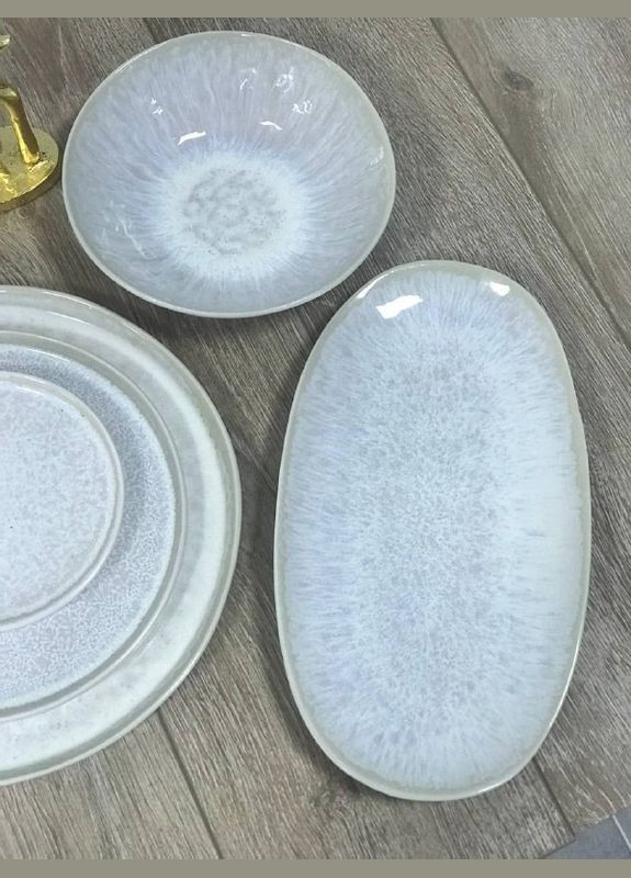 Блюдо Уайт стоун JM-1977-W 27 см Olens (347229577)