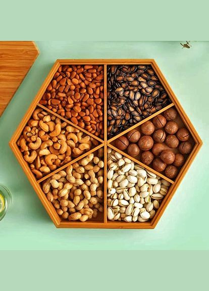 Менажница из дерева Сангрита охра (МЕН-000504) No Brand (327845981)