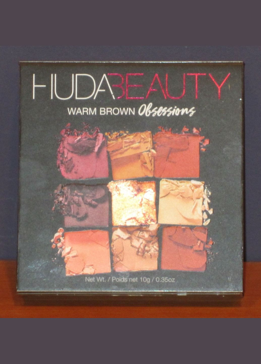 Палетка тіней Obsessions Warm Brown Huda Beauty (278773847)