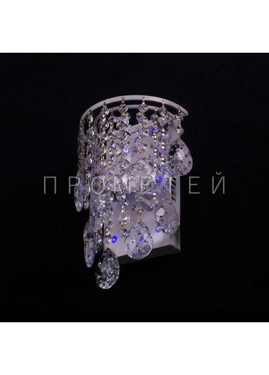 Кришталеве бра на 2 лампочки (золота патина) E1386/2W No Brand (354229651)