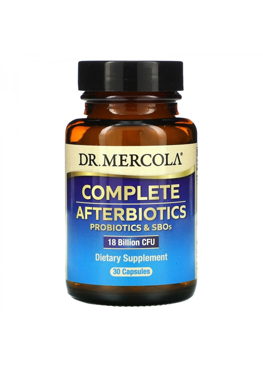 Пробиотическая формула, Complete Afterbiotics,, 18 млрд КОЕ, 30 капсул Dr. Mercola (356180314)