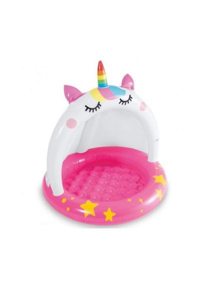 Бассейн "Единорог", 102х102 см, объем - 45 л, от 2 лет, вес 7.33 кг Intex (369786862)