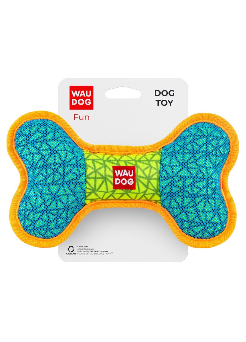 Іграшка для собак Fun Кістка 12 х 20 см Блакитна (62082) WAUDOG (315599192)