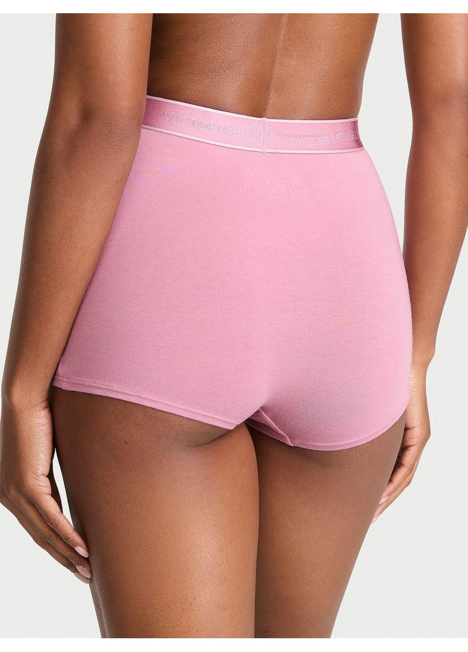 Жіночі трусики Logo Cotton High-Waist Boyshort Victoria's Secret (353087414)