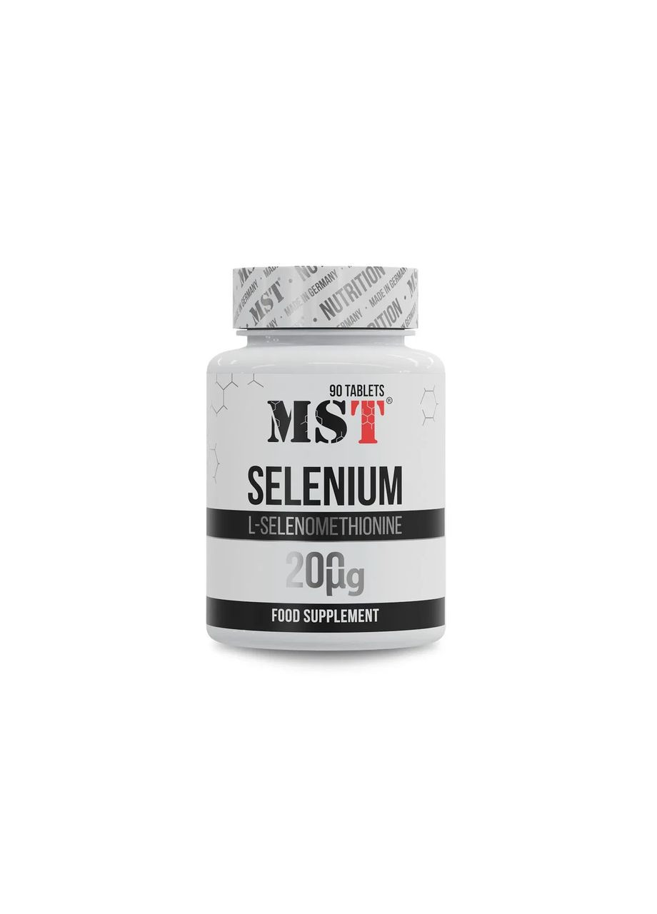Селен Selenium 200 мкг 90 таблеток MST (361118401)