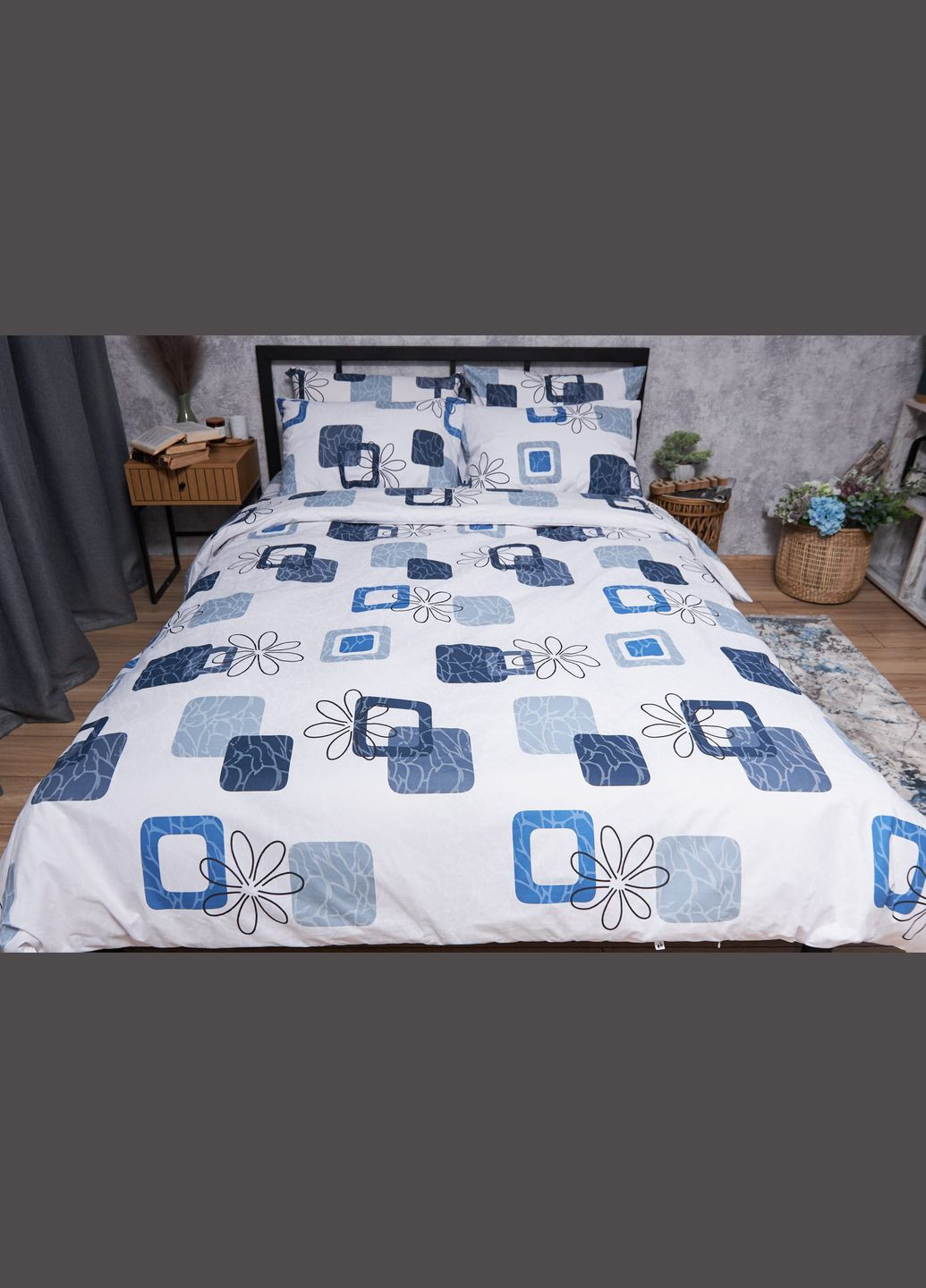 Комплект постельного белья Бязь Gold Люкс «» евро 200х220 наволочки 4х50х70 (MS-820004738) Moon&Star Silky Touch (293148303)