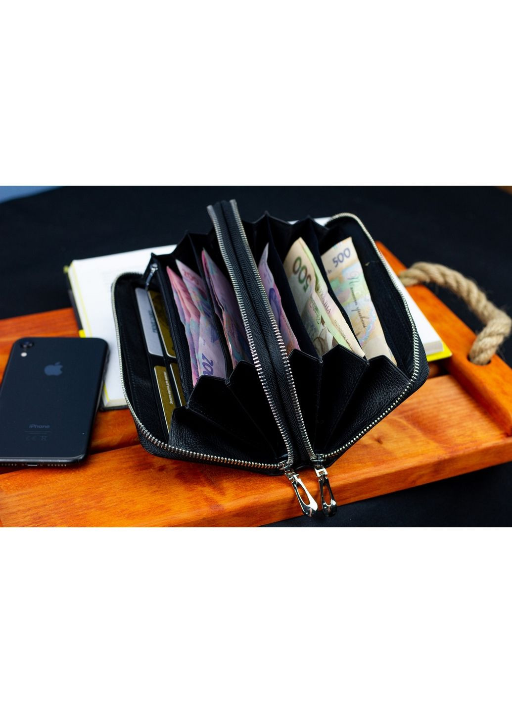 Шкіряний чоловічий гаманець st leather (279317567)