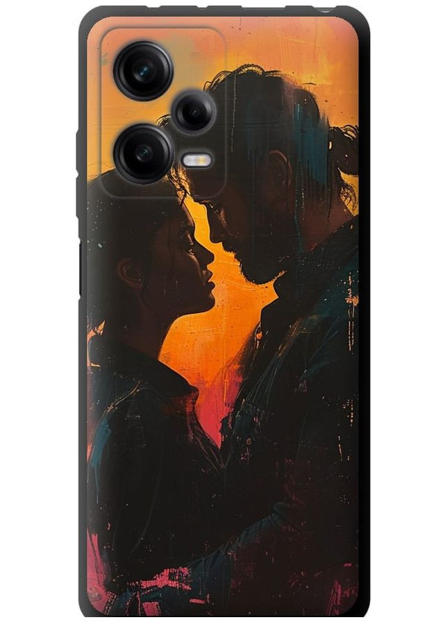 TPU черный чехол 'Любовь на полотне' для Endorphone Xiaomi Redmi Note 12 Pro 5G (286770648)
