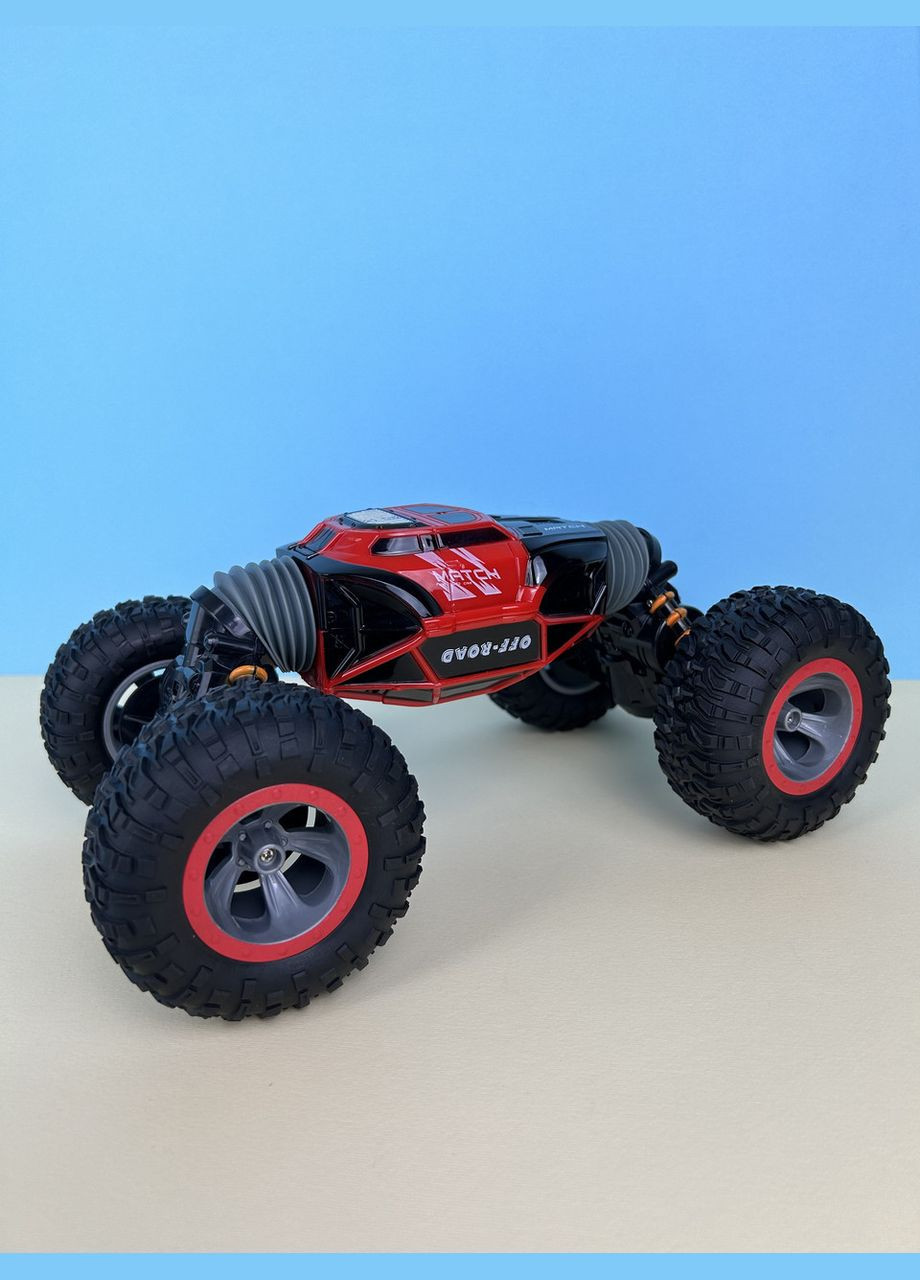 Машинка перевернений трансформер всюдихід King UD2170A на радіокеруванні 35 см (HA-124) Червона Leopard (316092534)