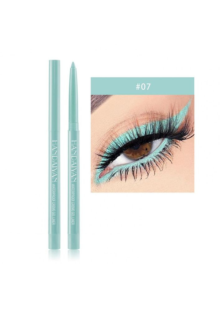 Кольорова водостійка кремова гелева підводка лайнер для очей Creme Gel Liner COLOUR OUTSIDE колір 01 Handaiyan (294612003)