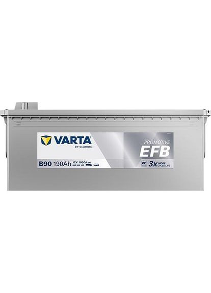 Автомобільний акумулятор ProMotive EFB B90 6СТ-190Ah Аз 1050А (EN) 690500105 Varta (369148549)