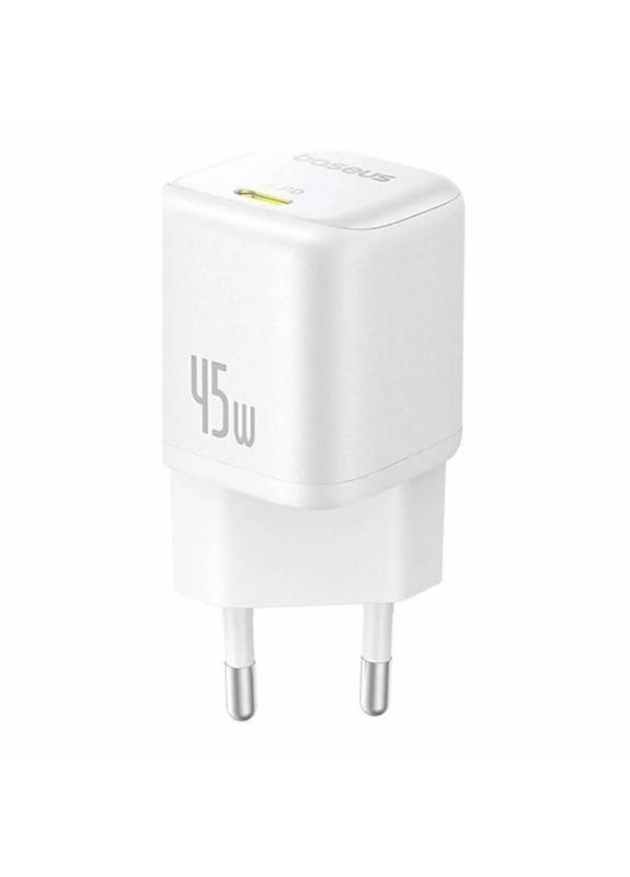 Мережевий зарядний пристрій Fast Charger 1C 45W EU Moon White (P10176800213-00) Baseus PicoGo GaN (365817638)