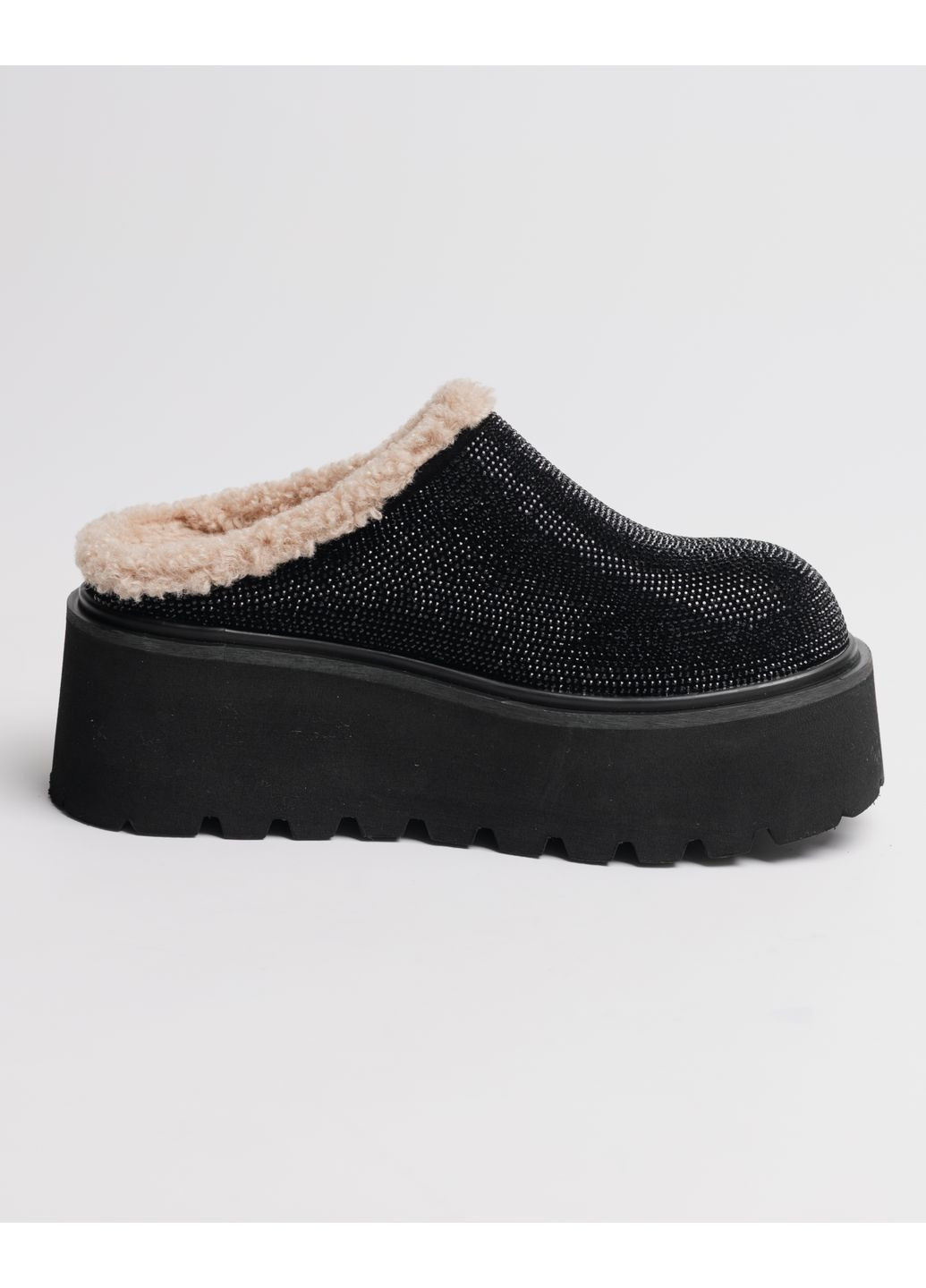 Уггі на платформі зі стразами замша вовна Suny Liana (365548929)