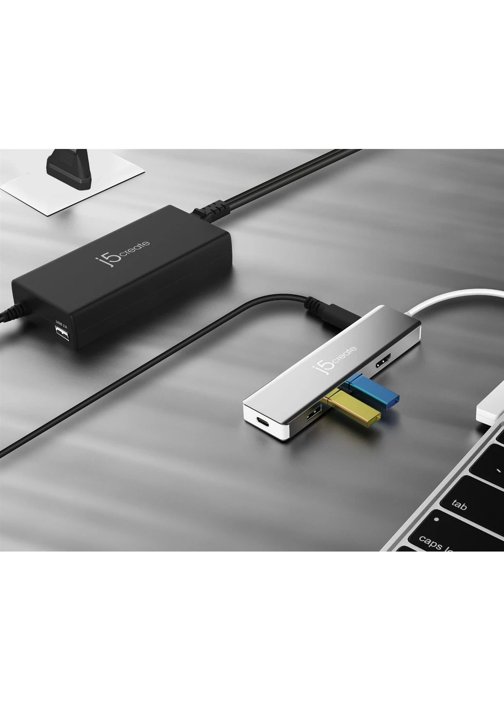 Мережевий зарядний пристрій Super Charger 100W Black (JUP2290C-EN) J5create (383063807)
