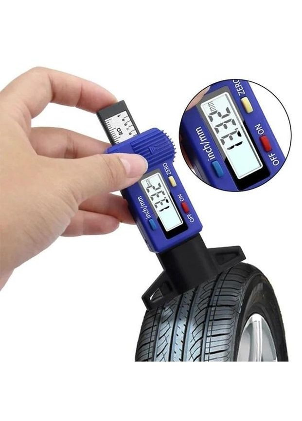 Цифровой измеритель глубины протектора шин iCarPro с синим LED-дисплеем (NH050839) Zero (349844183)