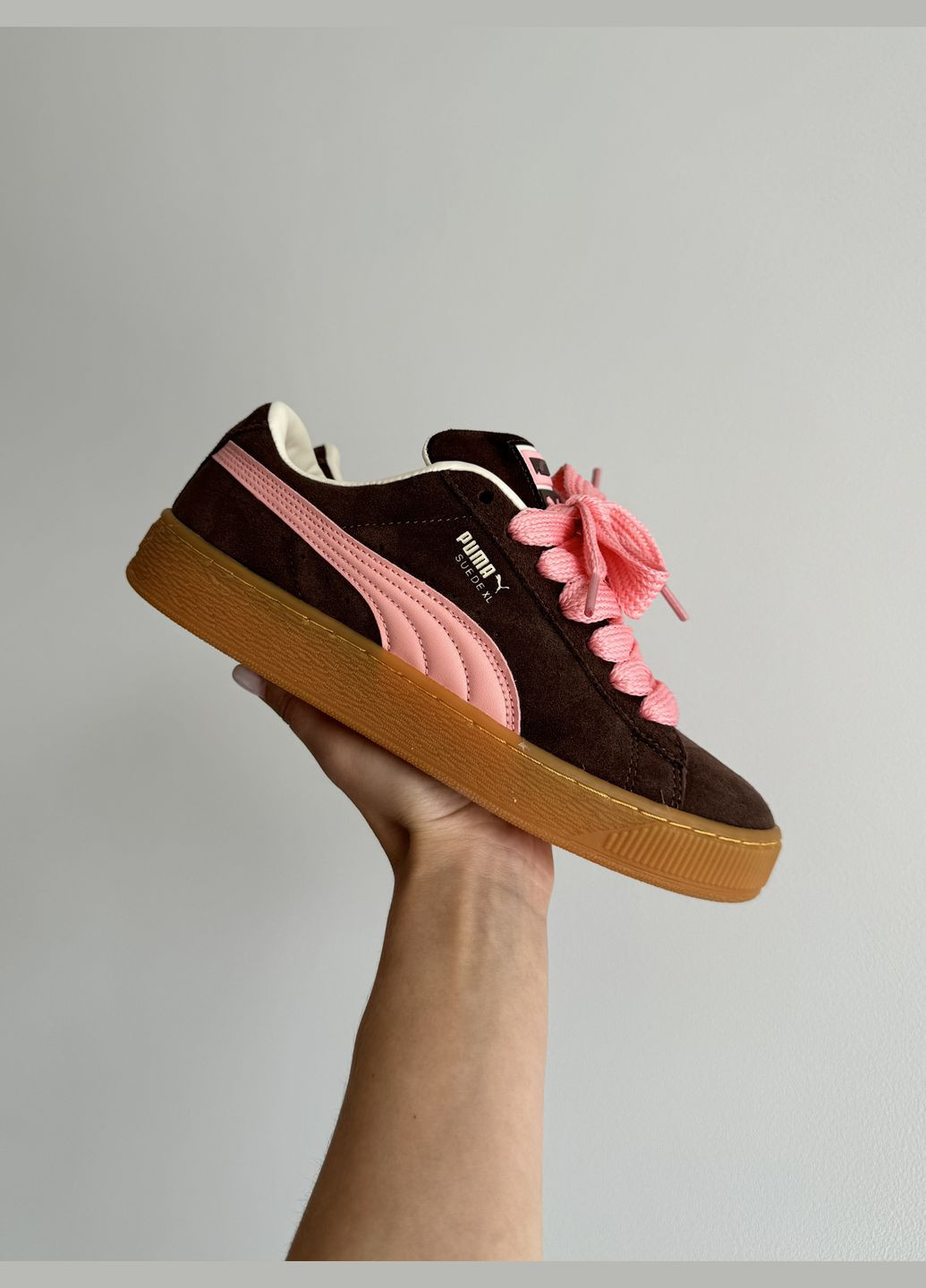 Кросівки жіночі Puma Suede XL brown | Пума Суеде ХЛ коричневі No Brand коричневі демісезони (316231424)