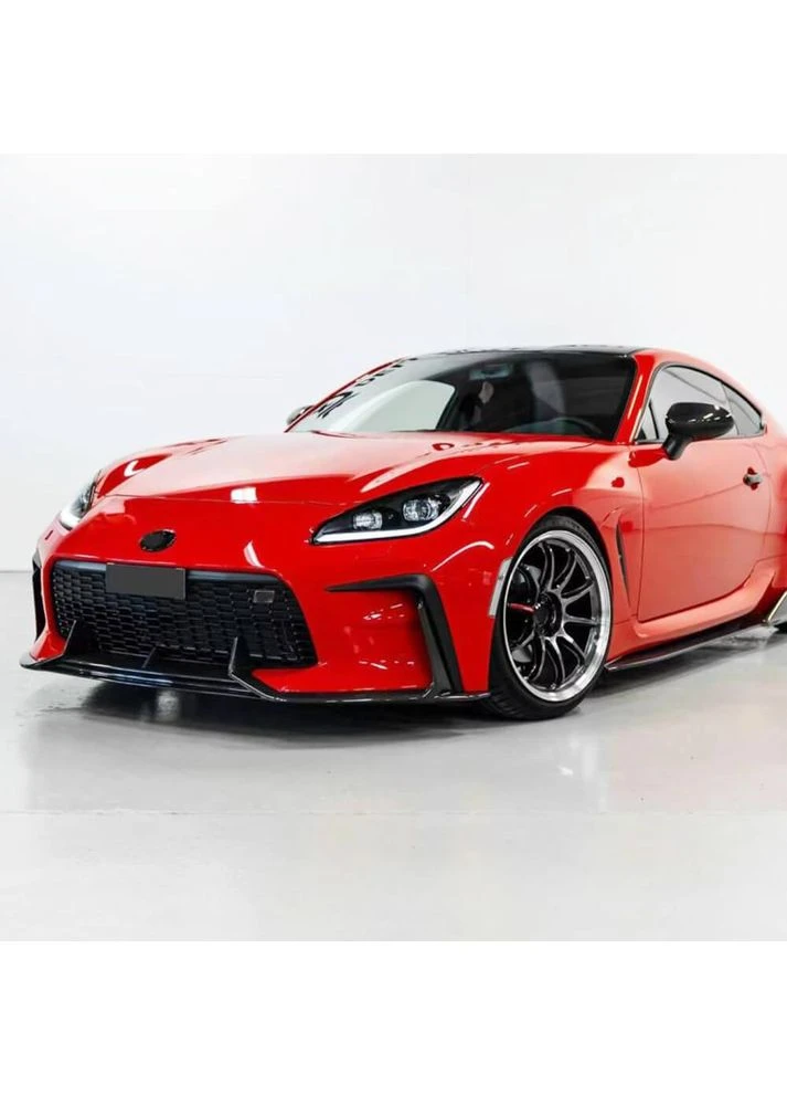 Накладка на передний бампер Lip V2 (2021-2023, Карбон) для BRZ 2021-гг Subaru (392217460)