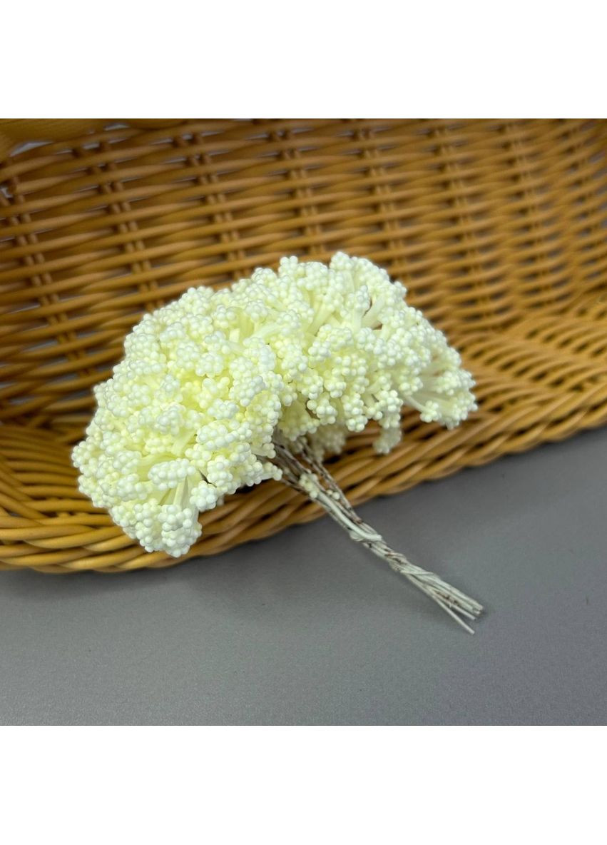 Квітка гіпсофіли з пінопласту 8 см - лимонний світлий Plus-plus (352743462)