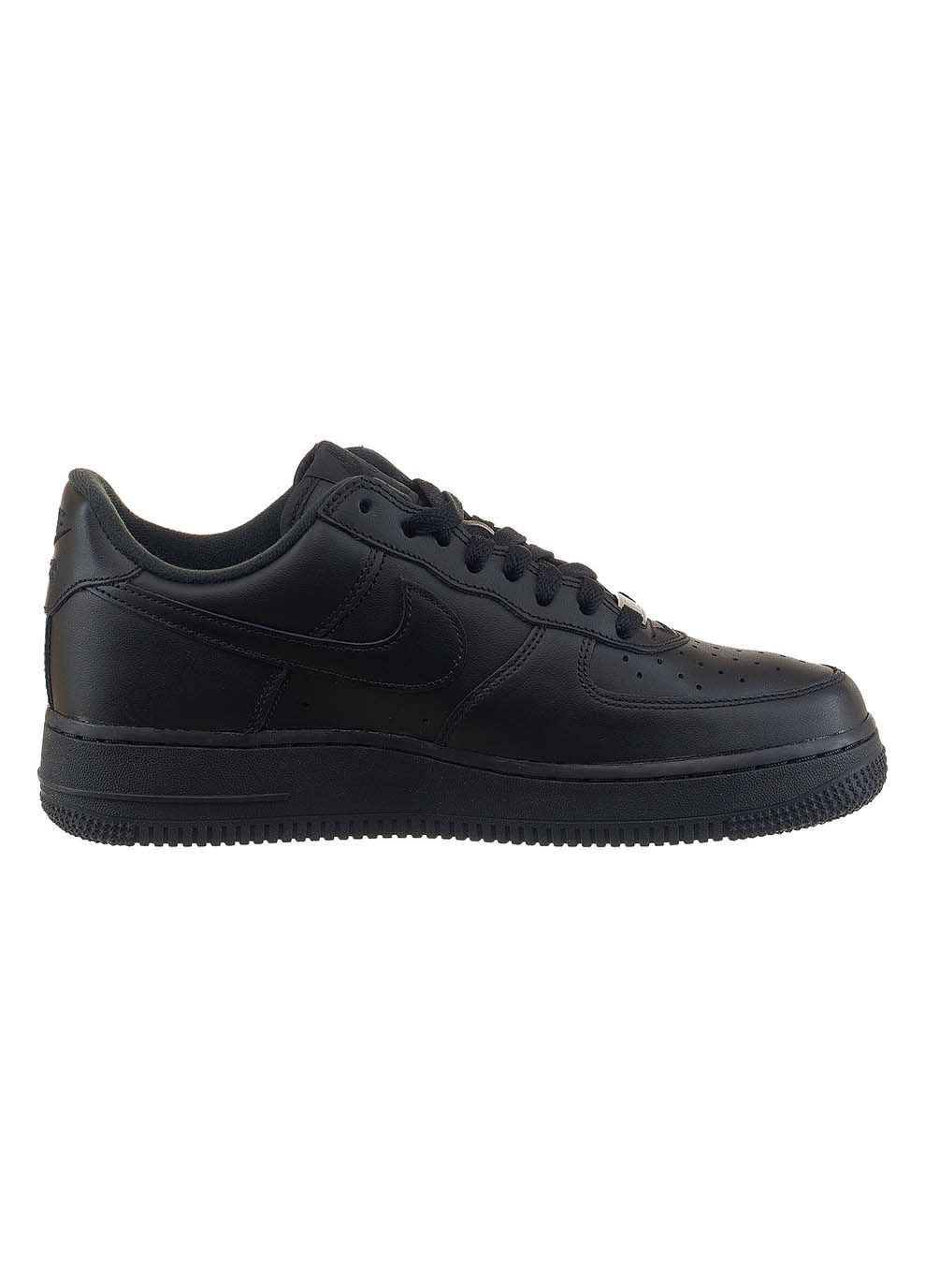 Женские Кроссовки Supreme x Air Force 1 Черный Nike чёрные демисезоны (367188358)