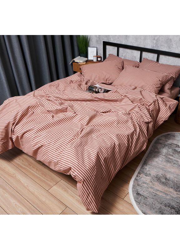 Комплект постельного белья Бязь Gold Люкс «» King Size 220x240 наволочки 4х50х70 (MS-820005918) Moon&Star Autumn Stripes (356114898)