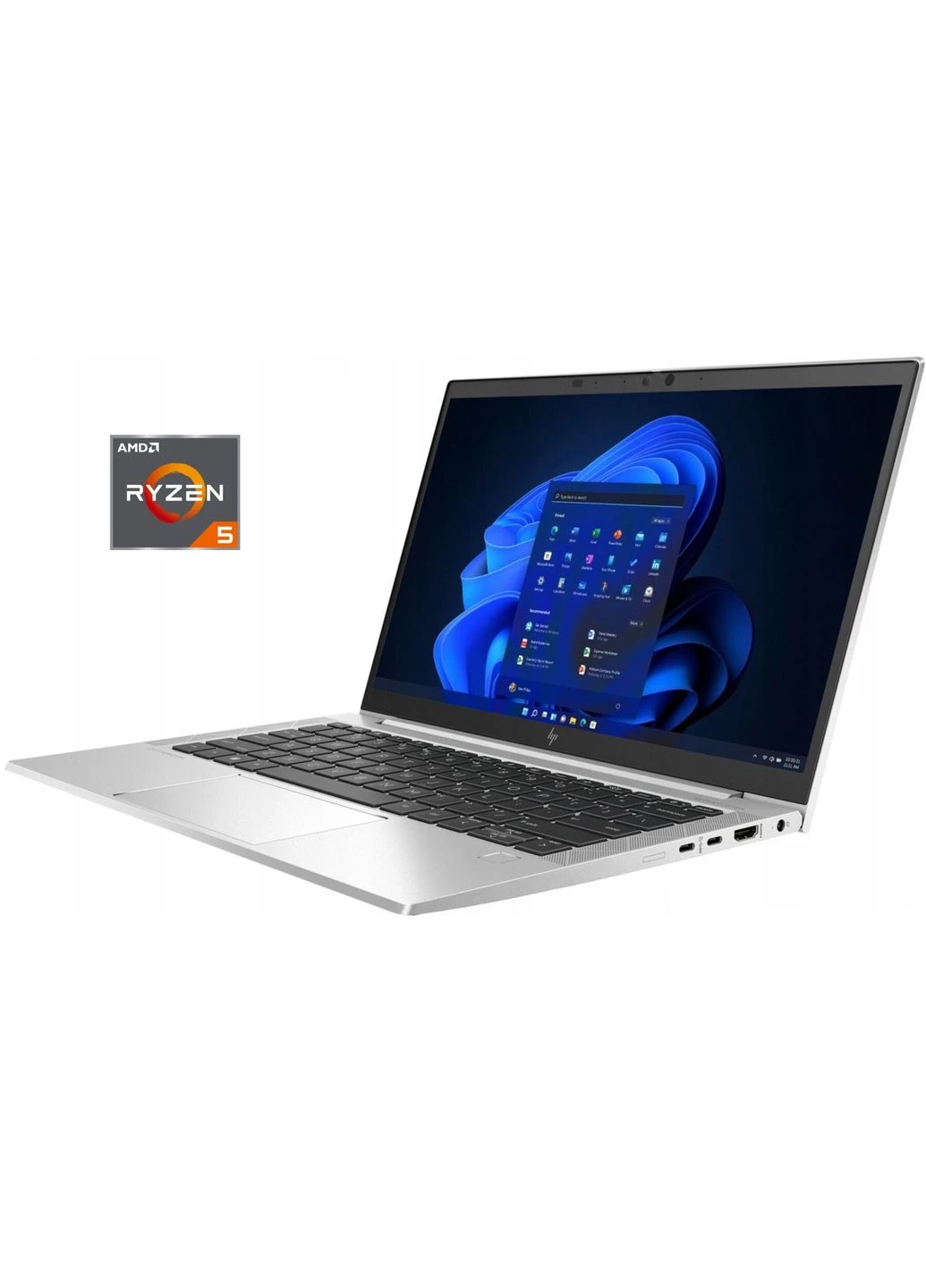 Ультрабук HP EliteBook 835 G8 / 13.3" (1920x1080) IPS / AMD Ryzen 5 Pro 5650U (6 (12) ядер по 2.3 - 4.2 GHz) / 16 GB DDR4 / 256 Hewlett Packard (398131867)