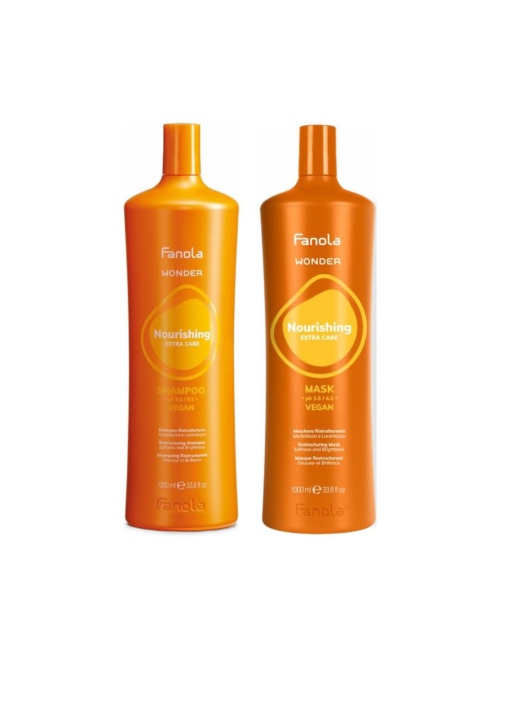 Набор по уходу за сухими волосами Wonder Nourishing шампунь 1000мл., маска 1000 мл Fanola (337989289)
