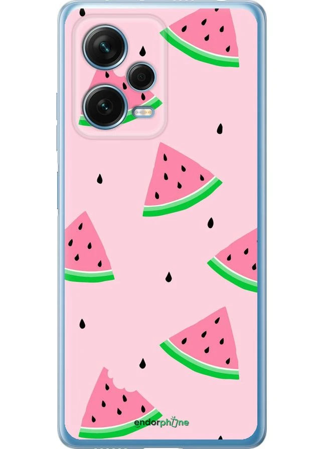 Чехол на Xiaomi Redmi Note 12 Pro+ 5G Розовый арбуз "4314u-3612-70447" Endorphone (387717359)