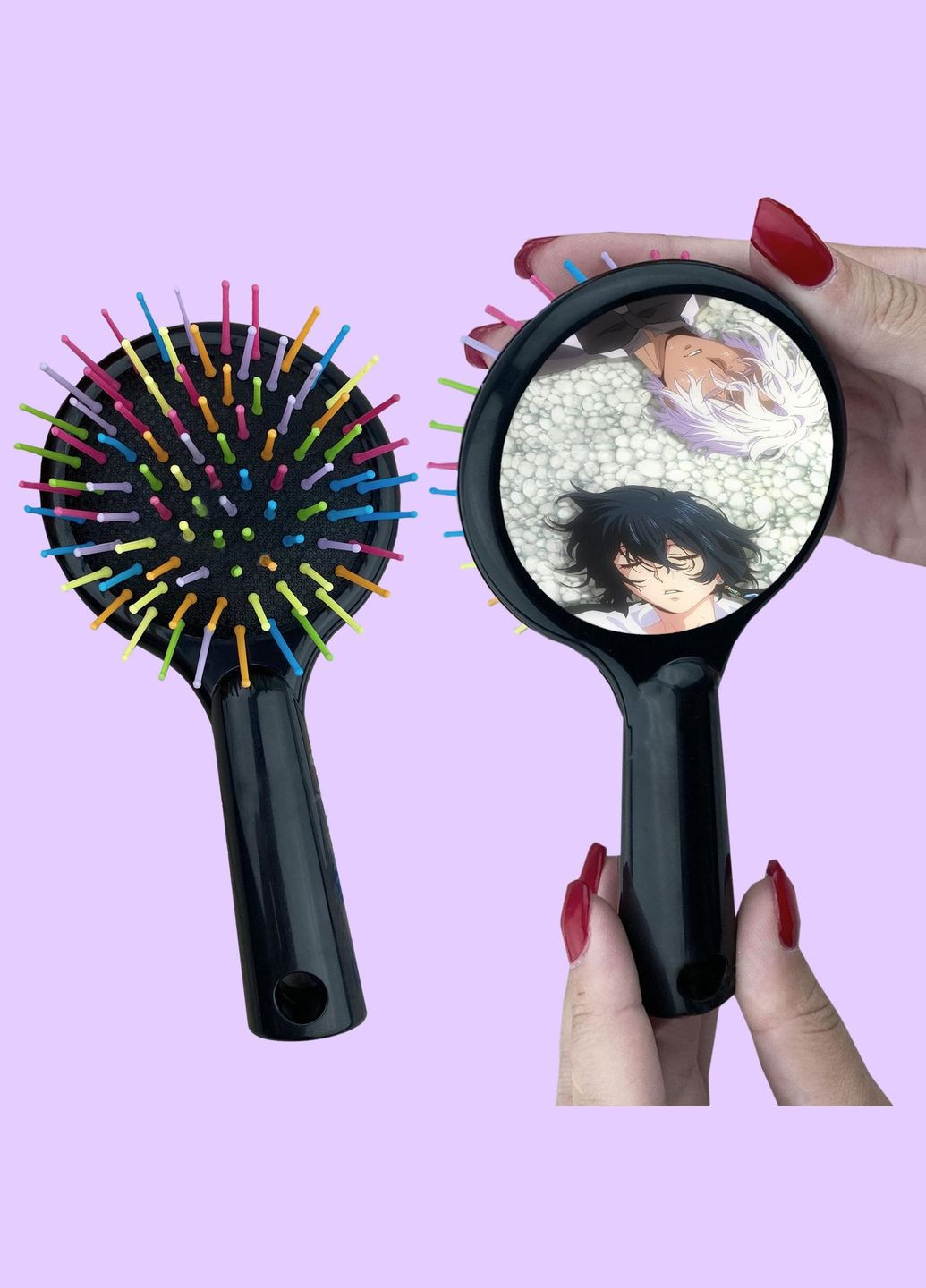 Расческа для волос Аниме Мемуары Ванитаса #0006 черный No Brand (315045728)