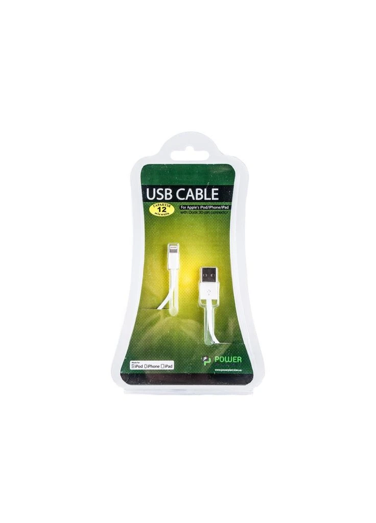 Дата кабель (ek18796) PowerPlant USB 2.0 AM to Lightning 1.0m (391677646)