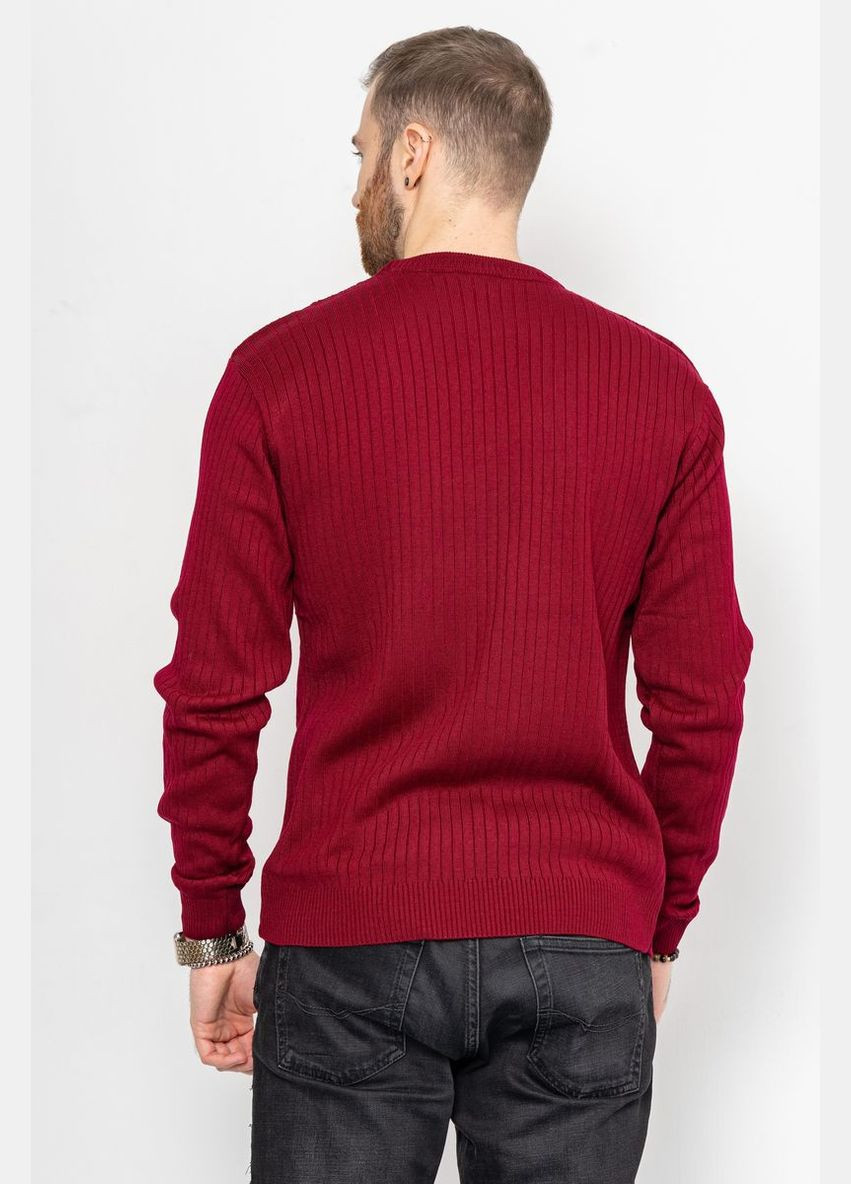 Бордовый демисезонный свитер мужской, цвет мокко, Ager