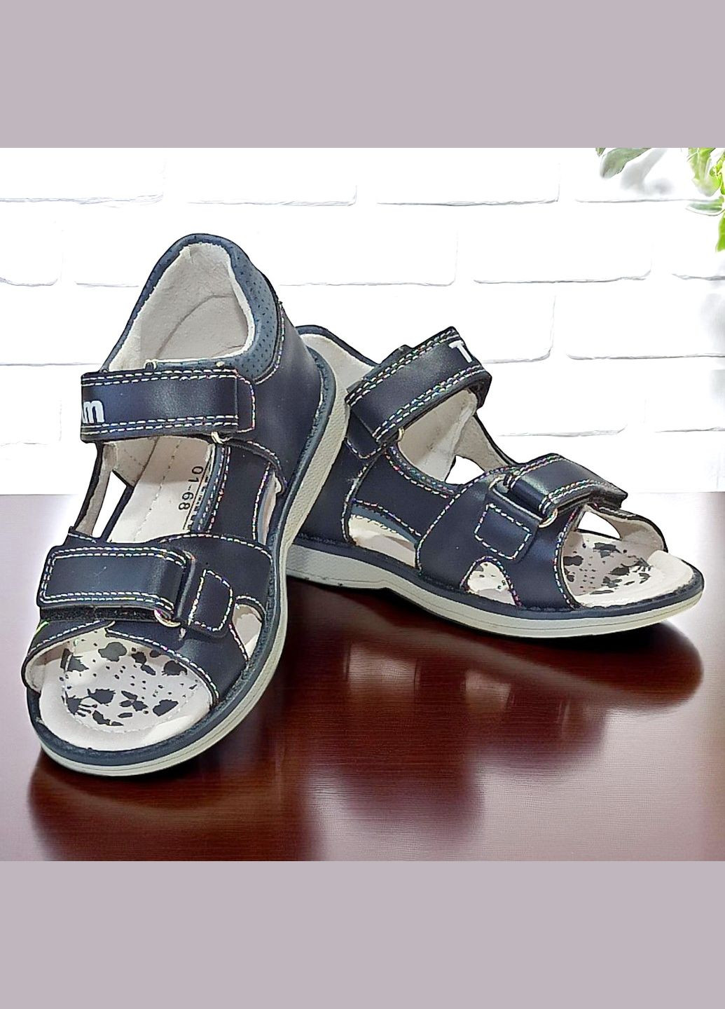 Відкриті ортопедичн босоніжки сандалії на липучках для хлопчика ТОМ М Tom.M (333832200)