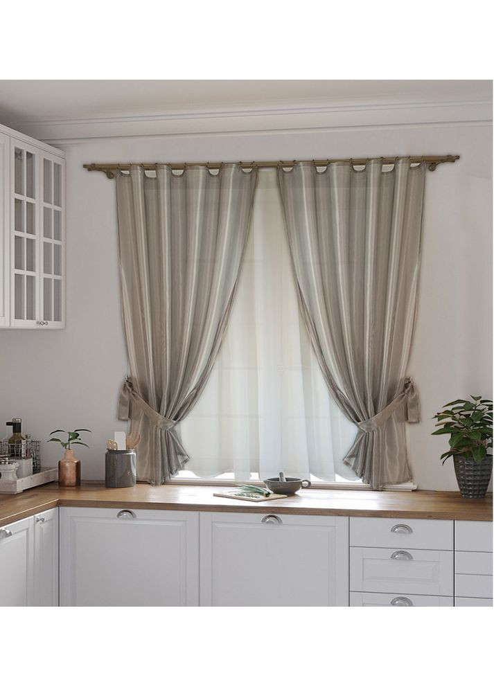 Комплект для кухні Меліса сітка + вуаль 280х170см (20306-mol) 5 предметів No Brand (369154611)