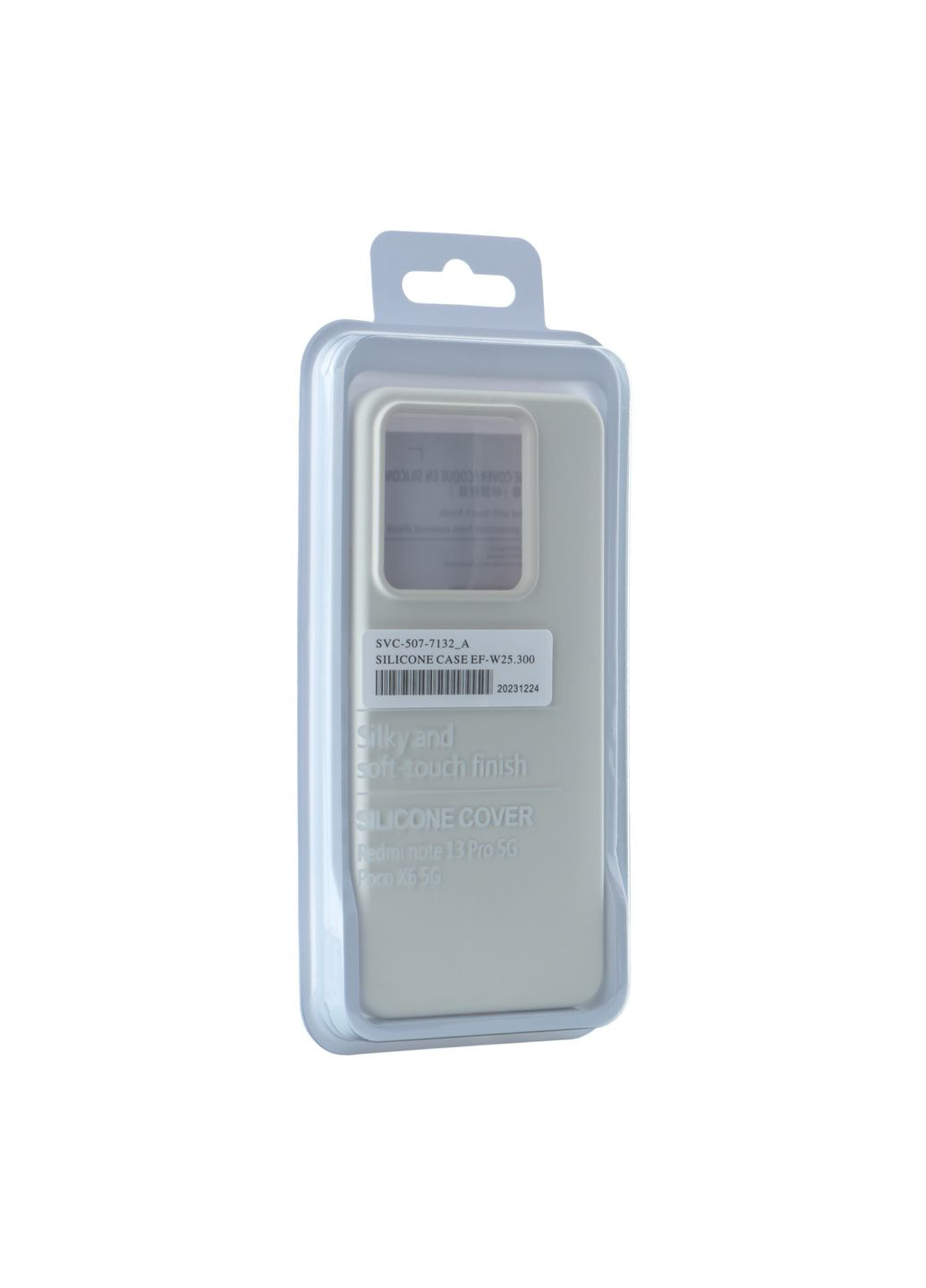 Чехол Liquid Silicone (AA) для /Poco X6 5G Цвет 09.White No Brand Xiaomi Redmi Note 13 Pro 5G (336153343)