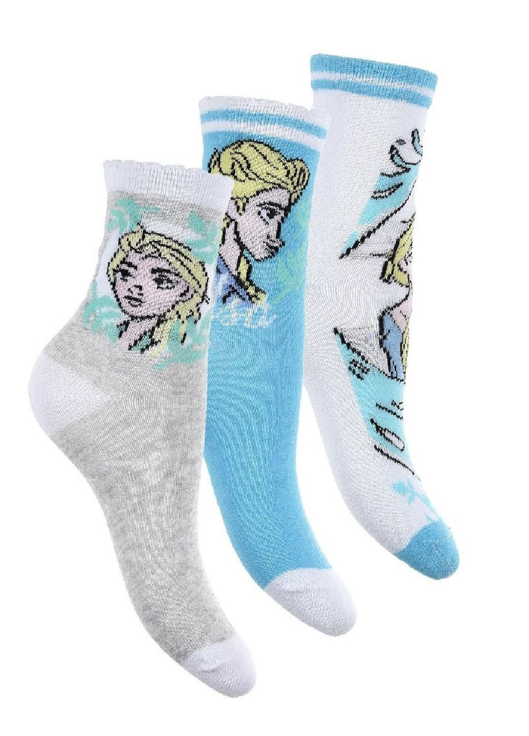 Носки 3 пары Frozen (Холодное Сердце) UE06172 EU Disney шкарпетки 3шт. (292142621)
