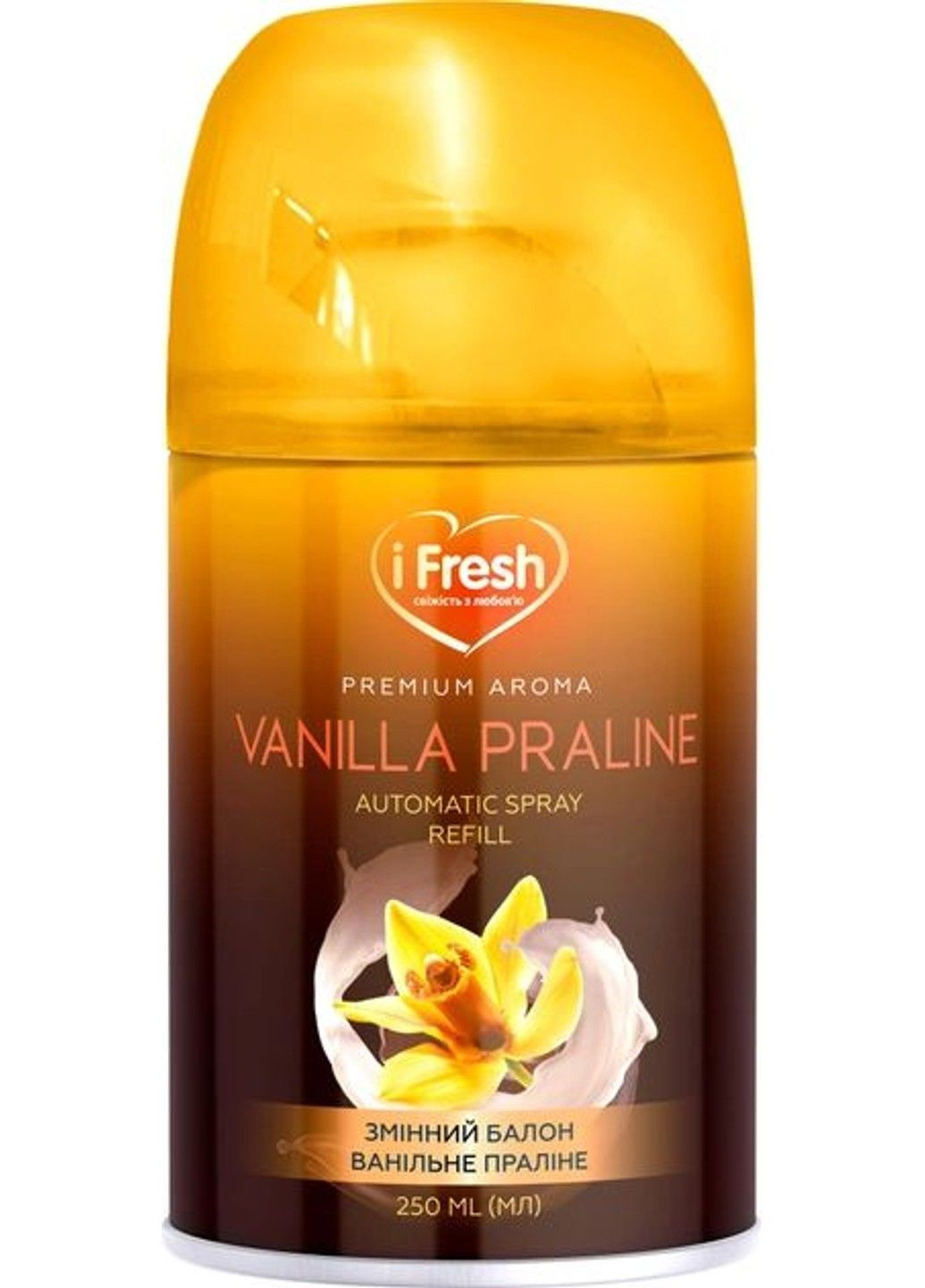 Змінний аерозольний балон Premium aroma vanilla praline 250 мл iFresh (280898441)