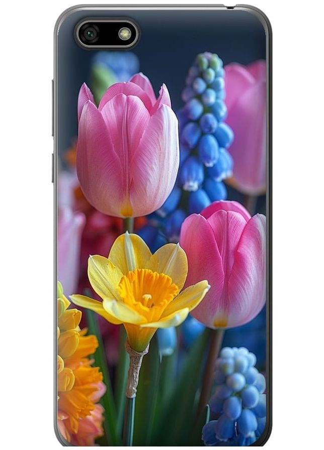 2D пластиковый чехол 'Весенние цветы' для Endorphone huawei y5 2018 (285784356)
