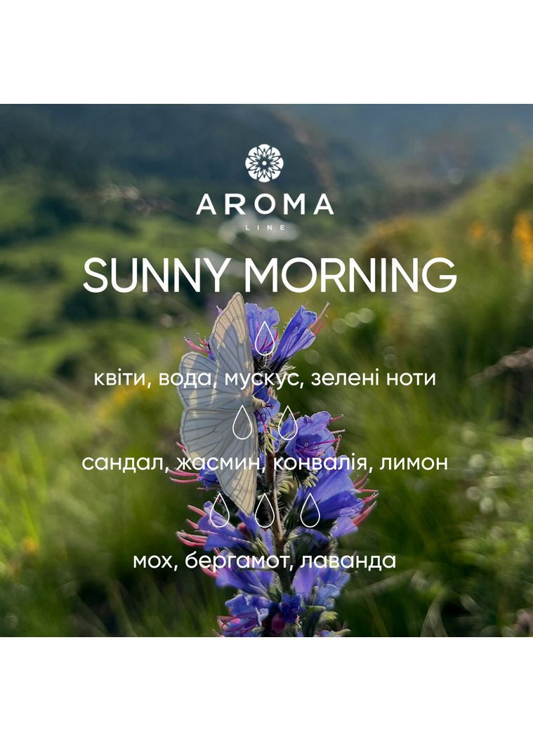 Аромат / Отдушка SUNNY MORNING 100 гр – для изготовления свечей и аромадиффузоров с весенним ароматом Aroma line (322244280)
