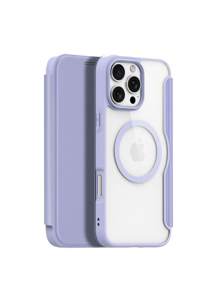 Чохол-книжка Skin X Pro with MagSafe для iPhone 16 Pro Pure Purple Dux Ducis (336380427)