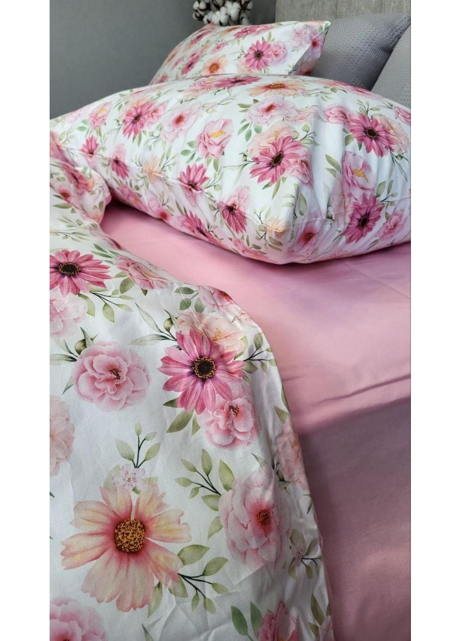 Постільна білизна з резинкою Мрійниця, ранфорс Евро розмір, наволочки 70/70 No Brand (364219883)